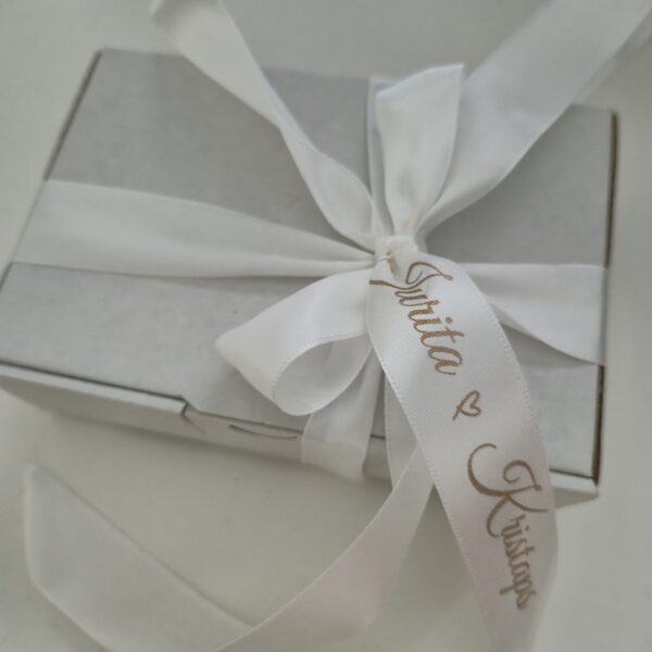 Kāzu lente ar apdruku